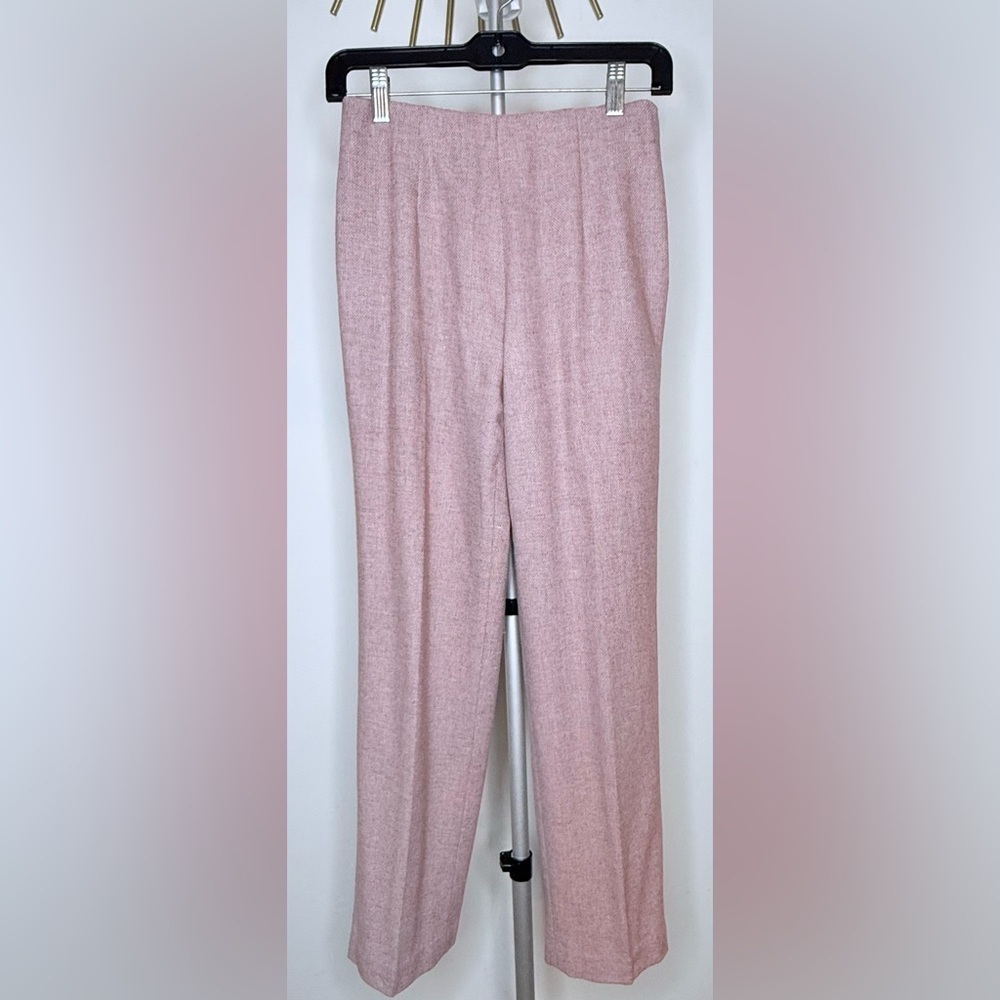 Vintage Chadwick’s pink wool blend tweed lined classic preppy pants career 2 EUC